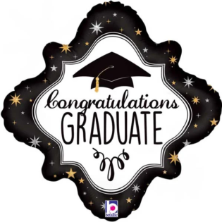 18 inch Congratulations Graduate! Foil balloon