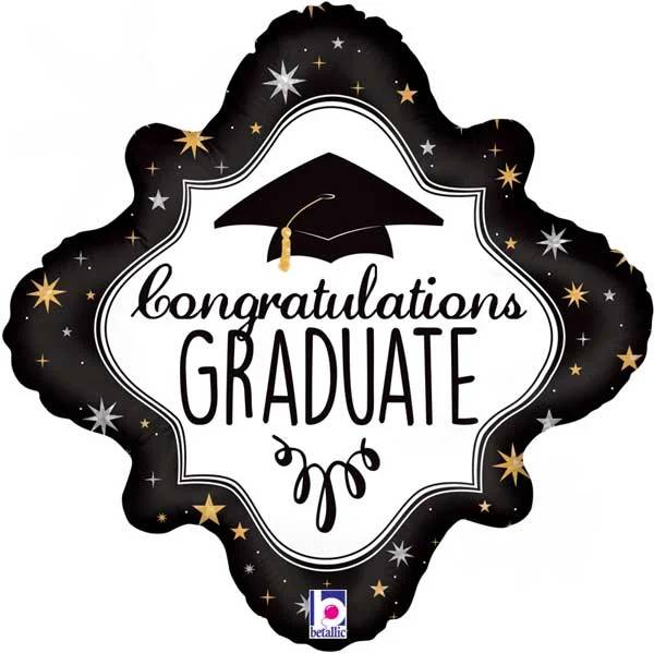 18 inch Congratulations Graduate! Foil balloon