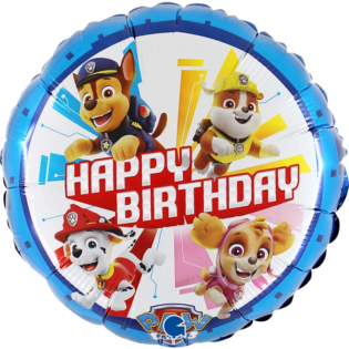 18 inch R18 Paw Patrol-Happy Birthday hd Foil balloon