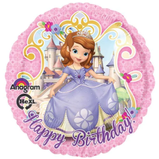 18 inch Sofia the First Birthday Standard XL® balloon