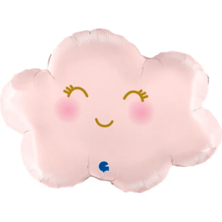 30" Cloud Satin Pastel Pink Foil balloon