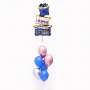 Happy birthday trio bouquet