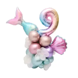 Mermaid chrome with number Arrangement