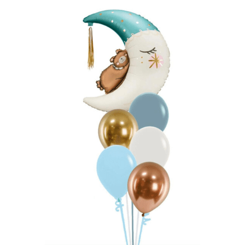 Teddy Bear Baby Boy Balloon