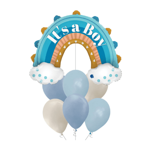 Its a Boy Helium Blue Balloon Bouquet