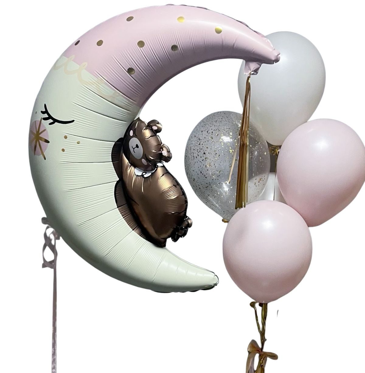 Baby Girl Balloons Delivery Abu Dhabi - بالونات استقبال مولودة أبوظبي