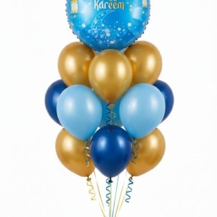 Ramadan Balloon Bouquet Ramadan Helium Balloon Bouquet Abu Dhabi - باقة بالونات هيليوم رمضان - زينة رمضان محل بالون ابوظبي بالونوا