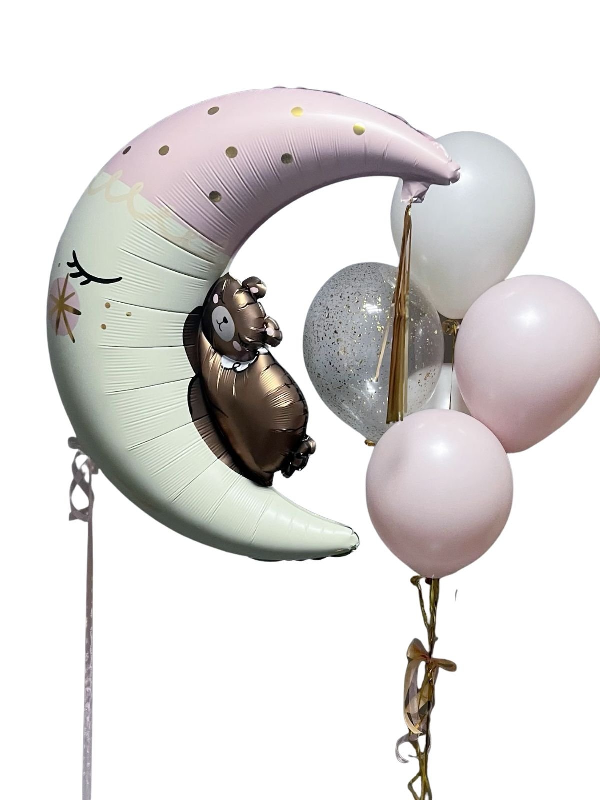 Baby Girl Balloons Delivery Abu Dhabi - بالونات استقبال مولودة أبوظبي