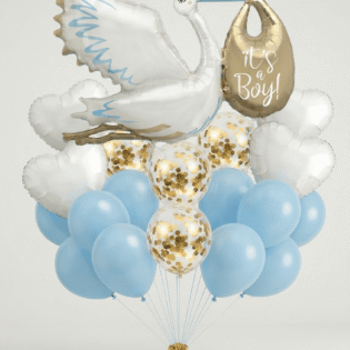 Baby Boy Blue Balloons