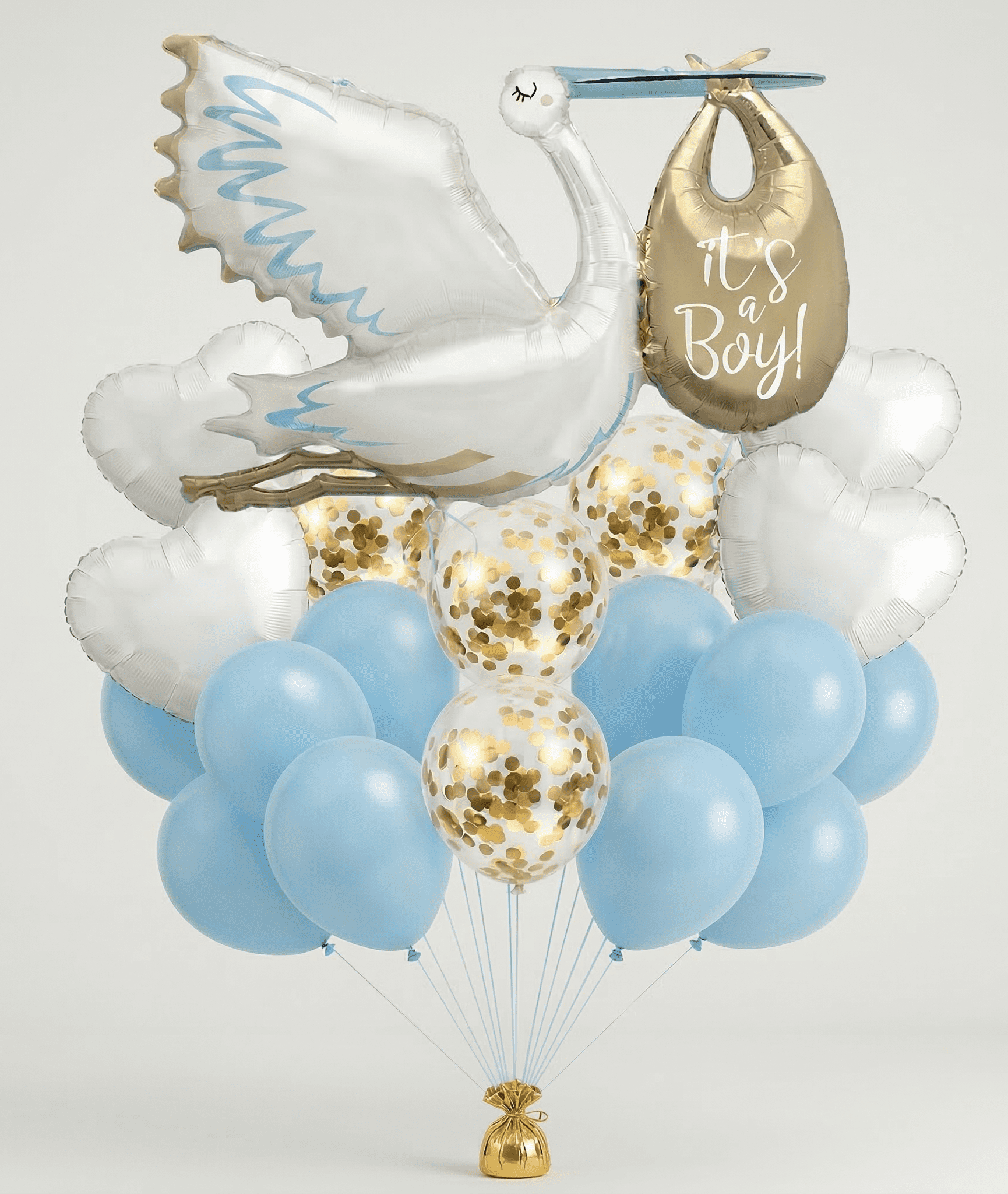 Baby Boy Blue Balloons