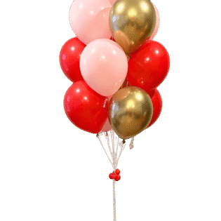 Red and Pink Balloons