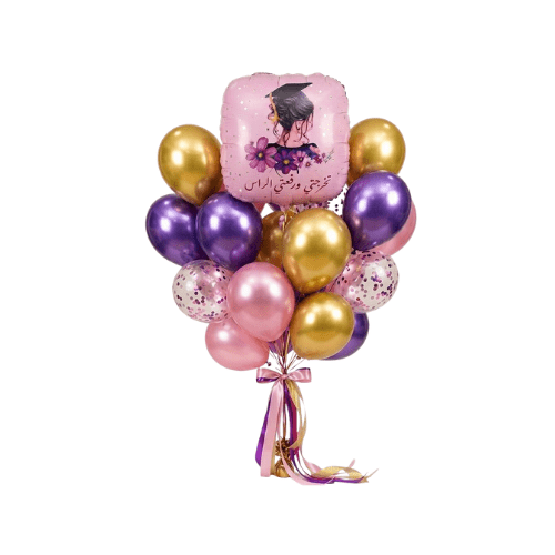 Graduation helium balloons