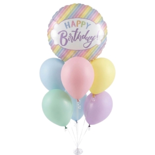 Happy Birthday Pastel Balloon