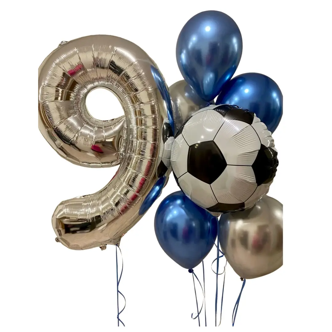 Football Balloon with Number
