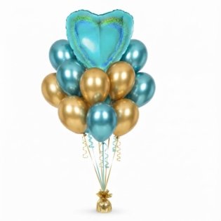 Turquoise Balloon Bouquet Abu Dhabi